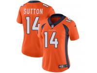 Nike Courtland Sutton Limited Orange Home Women's Jersey - NFL Denver Broncos #14 Vapor Untouchable