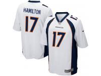 Nike DaeSean Hamilton Game White Road Men's Jersey - NFL Denver Broncos #17