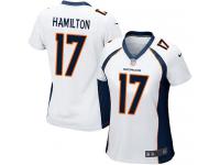 Nike DaeSean Hamilton Game White Road Women's Jersey - NFL Denver Broncos #17