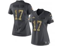 Nike DaeSean Hamilton Limited Black Women's Jersey - NFL Denver Broncos #17 2016 Salute to Service