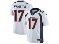 Nike DaeSean Hamilton Limited White Road Men's Jersey - NFL Denver Broncos #17 Vapor Untouchable