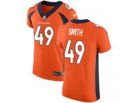 Nike Dennis Smith Elite Orange Home Men's Jersey - NFL Denver Broncos #49 Vapor Untouchable