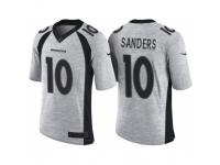 Nike Denver Broncos #10 Emmanuel Sanders 2016 Gridiron Gray II Men's NFL Limited Jersey