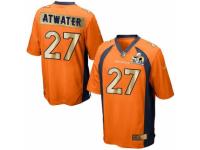 Nike Denver Broncos 27 Steve Atwater Orange Team Color Men's Stitched NFL Game Super Bowl 50 Collection Jersey