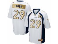 Nike Denver Broncos #29 Bradley Roby White Men's Stitched NFL Game Super Bowl 50 Collection Jersey