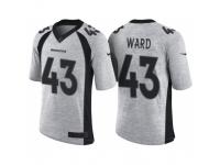 Nike Denver Broncos #43 T.J. Ward 2016 Gridiron Gray II Men's FL Limited Jersey