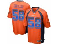 Nike Denver Broncos #58 Von Miller Orange Team Color Men's Stitched NFL Limited Strobe Jersey