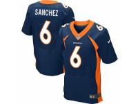 Nike Denver Broncos #6 Mark Sanchez Navy Blue Alternate Men's Stitched NFL New Elite Jersey