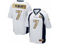 Nike Denver Broncos #7 John Elway White Men's Stitched NFL Game Super Bowl 50 Collection Jersey