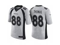 Nike Denver Broncos #88 Demaryius Thomas 2016 Gridiron Gray II Men's NFL Limited Jersey