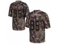 Nike Denver Broncos #95 Derek Wolfe Camo Men's Stitched NFL Realtree Elite Jersey