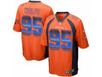 Nike Denver Broncos #95 Derek Wolfe Orange Team Color Men's Stitched NFL Limited Strobe Jersey