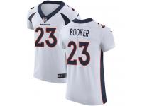 Nike Devontae Booker Elite White Road Men's Jersey - NFL Denver Broncos #23 Vapor Untouchable