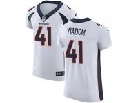 Nike Isaac Yiadom Elite White Road Men's Jersey - NFL Denver Broncos #41 Vapor Untouchable