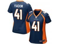 Nike Isaac Yiadom Game Navy Blue Alternate Women's Jersey - NFL Denver Broncos #41