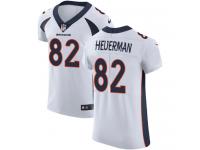 Nike Jeff Heuerman Elite White Road Men's Jersey - NFL Denver Broncos #82 Vapor Untouchable