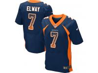 Nike John Elway Elite Navy Blue Alternate Men's Jersey - NFL Denver Broncos #7 Drift Fashion