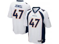 Nike Josey Jewell Game White Road Men's Jersey - NFL Denver Broncos #47