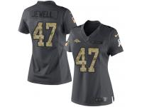 Nike Josey Jewell Limited Black Women's Jersey - NFL Denver Broncos #47 2016 Salute to Service