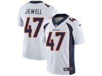 Nike Josey Jewell Limited White Road Men's Jersey - NFL Denver Broncos #47 Vapor Untouchable