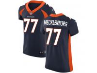 Nike Karl Mecklenburg Elite Navy Blue Alternate Men's Jersey - NFL Denver Broncos #77 Vapor Untouchable