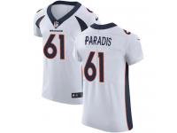 Nike Matt Paradis Elite White Road Men's Jersey - NFL Denver Broncos #61 Vapor Untouchable