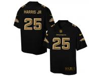 Nike Men Denver Broncos #25 Chris Harris Jr Pro Line Black Super Bowl 50 Fashion Jersey