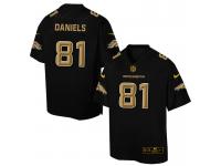 Nike Men Denver Broncos #81 Owen Daniels Pro Line Black Super Bowl 50 Fashion Jersey