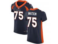 Nike Menelik Watson Elite Navy Blue Alternate Men's Jersey - NFL Denver Broncos #75 Vapor Untouchable