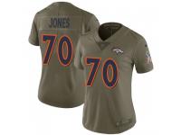 Nike Sam Jones Denver Broncos Women's Limited Green 2017 Salute to Service Jersey