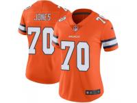 Nike Sam Jones Denver Broncos Women's Limited Orange Color Rush Vapor Untouchable Jersey