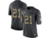 Nike Su'a Cravens Limited Black Youth Jersey - NFL Denver Broncos #21 2016 Salute to Service