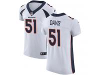 Nike Todd Davis Elite White Road Men's Jersey - NFL Denver Broncos #51 Vapor Untouchable