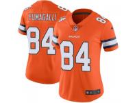 Nike Troy Fumagalli Denver Broncos Women's Limited Orange Color Rush Vapor Untouchable Jersey