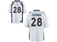 Nike Youth Denver Broncos #28 Royce Freeman Game White Jersey