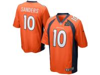 Super Bowl 50 #10 Emmanuel Sanders Denver Broncos Alternate Jersey _ Nike Youth Orange NFL Game