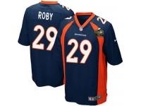 Super Bowl 50 Men Nike NFL Denver Broncos #29 Bradley Roby Navy Blue Game Jersey