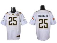 Super Bowl 50 Nike Denver Broncos #25 Chris Harris Jr Men Elite White Jerseys