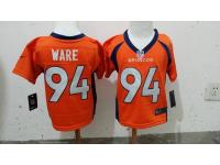 Toddler Nike Denver Broncos #94 DeMarcus Ware Elite Jersey-Orange