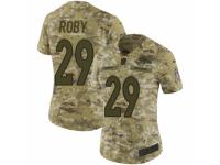 Women Nike Denver Broncos #29 Bradley Roby Limited Camo 2018 Salute to Service NFL Jersey