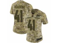 Women Nike Denver Broncos #41 Isaac Yiadom Limited Camo 2018 Salute to Service NFL Jersey