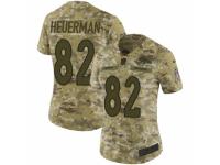 Women Nike Denver Broncos #82 Jeff Heuerman Limited Camo 2018 Salute to Service NFL Jersey