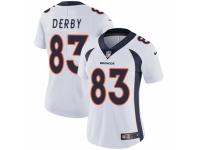 Women Nike Denver Broncos #83 A.J. Derby White Vapor Untouchable Limited Player NFL Jersey