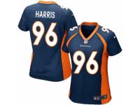 Women Nike Denver Broncos #96 Shelby Harris Game Navy Blue Alternate NFL Jersey