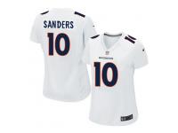 Women Nike NFL Denver Broncos #10 Emmanuel Sanders Game White Jersey