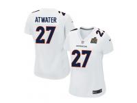 Women Nike NFL Denver Broncos #25 Steve Atwater Super Bowl 50 Game White Jersey