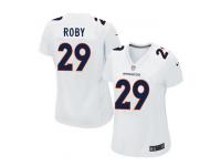 Women Nike NFL Denver Broncos #29 Bradley Roby Game White Jersey