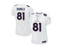 Women Nike NFL Denver Broncos #81 Owen Daniels Game White Jersey