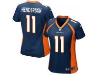 Women's Game Carlos Henderson #11 Nike Navy Blue Alternate Jersey - NFL Denver Broncos