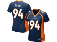 Women's Game Domata Peko #94 Nike Navy Blue Alternate Jersey - NFL Denver Broncos